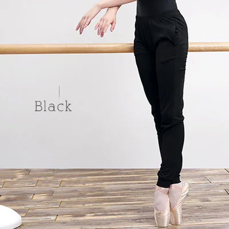 Running Sport Pants Woman Fitness Yoga Pants Yoga Legging Dance Pants High Waist Stretch Slim Ballet Pants Ladies