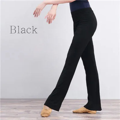 Running Sport Pants Woman Fitness Yoga Pants Yoga Legging Dance Pants High Waist Stretch Slim Ballet Pants Ladies